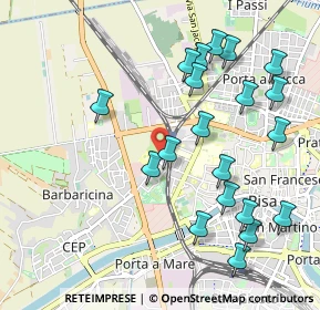 Mappa Via Ranuccio Bianchi Bandinelli, 56122 Pisa PI, Italia (1.136)