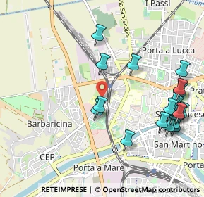 Mappa Via Ranuccio Bianchi Bandinelli, 56122 Pisa PI, Italia (1.229)