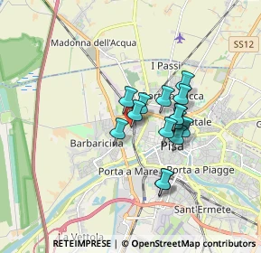 Mappa Via Ranuccio Bianchi Bandinelli, 56122 Pisa PI, Italia (1.23667)