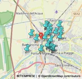 Mappa Via Ranuccio Bianchi Bandinelli, 56122 Pisa PI, Italia (1.234)