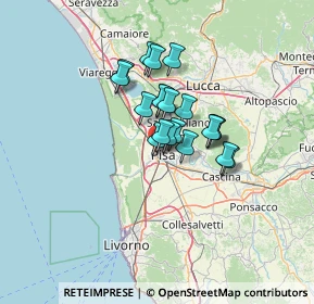 Mappa Via Ranuccio Bianchi Bandinelli, 56122 Pisa PI, Italia (8.868)