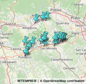 Mappa Via Prov. Fiorentina, 50054 Fucecchio FI, Italia (10.773)
