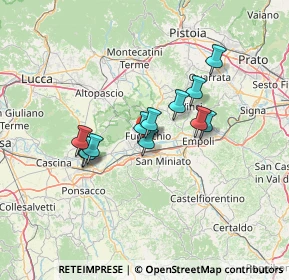 Mappa Via Prov. Fiorentina, 50054 Fucecchio FI, Italia (10.71167)