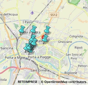 Mappa Via Carlo Goldoni, 56127 Pisa PI, Italia (1.33143)