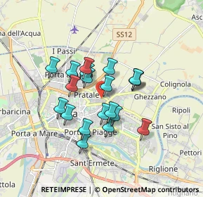 Mappa Via Carlo Goldoni, 56127 Pisa PI, Italia (1.359)