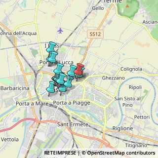 Mappa Via Giuseppe Baretti, 56127 Pisa PI, Italia (1.27563)