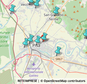 Mappa Via Carlo Goldoni, 56127 Pisa PI, Italia (5.28769)
