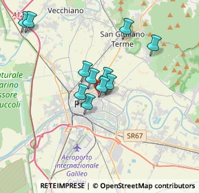 Mappa Via Carlo Goldoni, 56127 Pisa PI, Italia (3.07273)