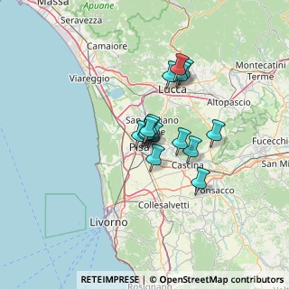Mappa Via Giuseppe Baretti, 56127 Pisa PI, Italia (8.74067)