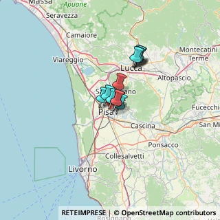 Mappa Via Giuseppe Baretti, 56127 Pisa PI, Italia (7.84583)