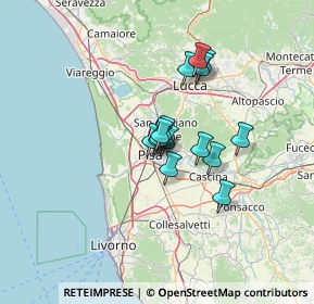 Mappa Via Carlo Goldoni, 56127 Pisa PI, Italia (8.74067)