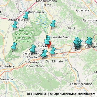 Mappa Aquila Fucecchio, 50054 Fucecchio FI, Italia (8.7085)