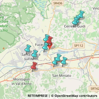 Mappa Aquila Fucecchio, 50054 Fucecchio FI, Italia (3.78083)