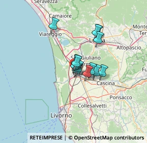 Mappa Via Giuseppe Massarenti, 56122 Pisa PI, Italia (8.26923)