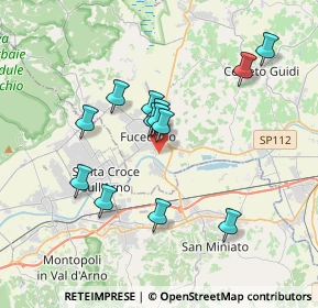 Mappa Via di Ponzano, 50054 Fucecchio FI, Italia (3.27846)