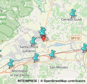 Mappa Via di Ponzano, 50054 Fucecchio FI, Italia (5.67)