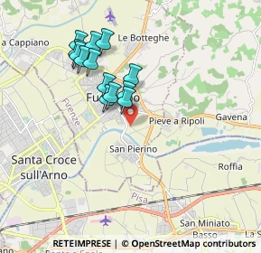 Mappa Via di Ponzano, 50054 Fucecchio FI, Italia (1.65769)