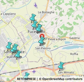 Mappa Via di Ponzano, 50054 Fucecchio FI, Italia (2.165)