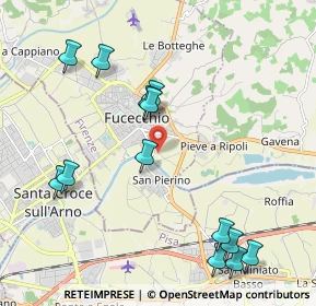 Mappa Via di Ponzano, 50054 Fucecchio FI, Italia (2.42923)