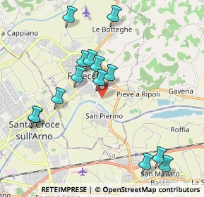 Mappa Via di Ponzano, 50054 Fucecchio FI, Italia (2.13643)