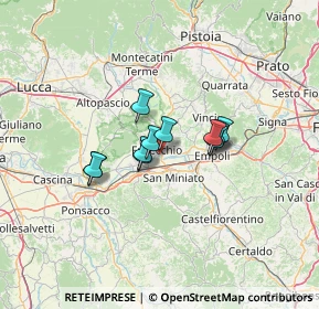 Mappa Via di Ponzano, 50054 Fucecchio FI, Italia (8.67273)