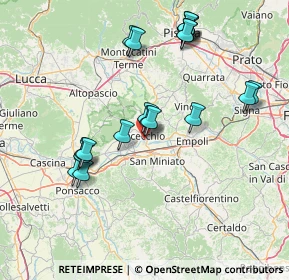 Mappa Via di Ponzano, 50054 Fucecchio FI, Italia (16.0145)