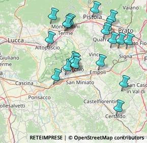 Mappa Via di Ponzano, 50054 Fucecchio FI, Italia (16.248)