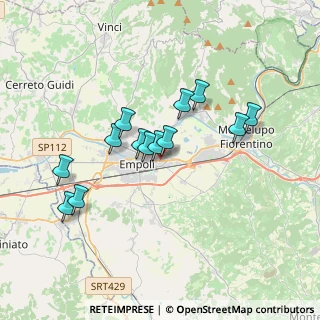 Mappa Via Tosco Romagnola 6 Pontorme, 50053 Empoli FI, Italia (3.14692)