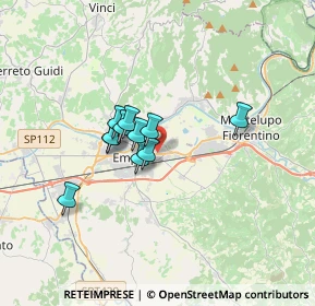 Mappa Via Tosco Romagnola 6 Pontorme, 50053 Empoli FI, Italia (2.35273)