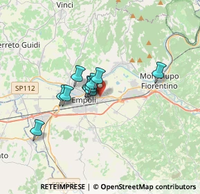 Mappa Via Tosco Romagnola 6 Pontorme, 50053 Empoli FI, Italia (2.30182)