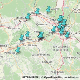 Mappa Via Giro delle Mura Sud, 50053 Empoli FI, Italia (16.91474)