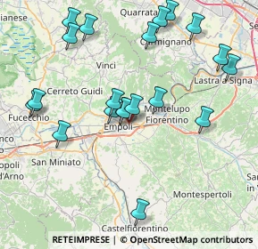 Mappa Via Tosco Romagnola 6 Pontorme, 50053 Empoli FI, Italia (8.79)