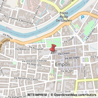 Mappa Via chimenti jacopo 1, 50142 Empoli, Firenze (Toscana)
