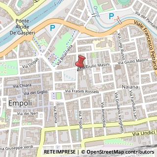 Mappa Piazza Antonio Gramsci, 31, 50053 Empoli, Firenze (Toscana)