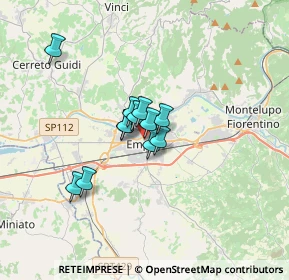 Mappa Via Chiara, 50051 Empoli FI, Italia (2.0975)