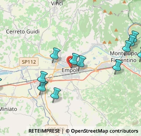 Mappa Via Chiara, 50051 Empoli FI, Italia (5.365)