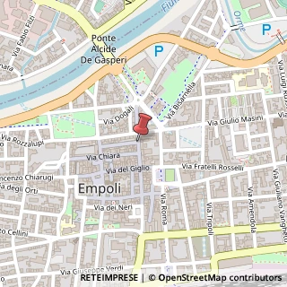 Mappa Via Cosimo Ridolfi,  59, 50053 Empoli, Firenze (Toscana)