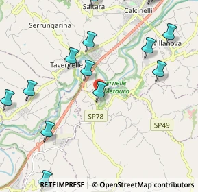 Mappa Via dell'Industria, 61038 TERRE ROVERESCHE PU, Italia (2.86333)