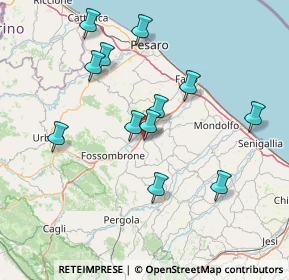 Mappa Via dell'Industria, 61038 TERRE ROVERESCHE PU, Italia (14.945)