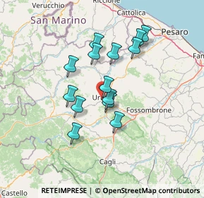 Mappa Via Naz.Bocca Trabaria, 61029 Urbino PU, Italia (11.51214)