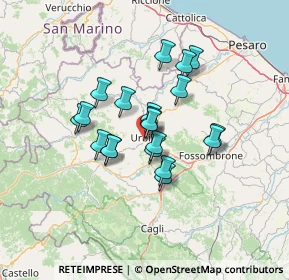 Mappa Via Naz.Bocca Trabaria, 61029 Urbino PU, Italia (10.2385)