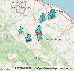 Mappa Via Naz.Bocca Trabaria, 61029 Urbino PU, Italia (10.86857)