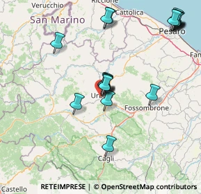 Mappa Via Naz.Bocca Trabaria, 61029 Urbino PU, Italia (17.51421)