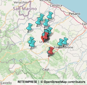 Mappa Via Naz.Bocca Trabaria, 61029 Urbino PU, Italia (7.7815)