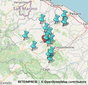 Mappa Via Naz.Bocca Trabaria, 61029 Urbino PU, Italia (10.72813)