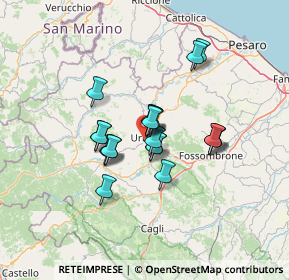 Mappa Via Naz.Bocca Trabaria, 61029 Urbino PU, Italia (9.749)