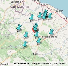 Mappa Via Naz.Bocca Trabaria, 61029 Urbino PU, Italia (11.7375)