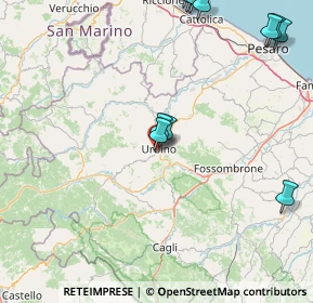 Mappa Via Naz.Bocca Trabaria, 61029 Urbino PU, Italia (21.66727)