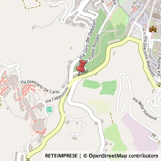 Mappa Via Nazionale, 117, 61029 Urbino, Pesaro e Urbino (Marche)