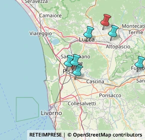 Mappa Via P. Bracciolini Ghezzano, 56010 San Giuliano Terme PI, Italia (32.72846)